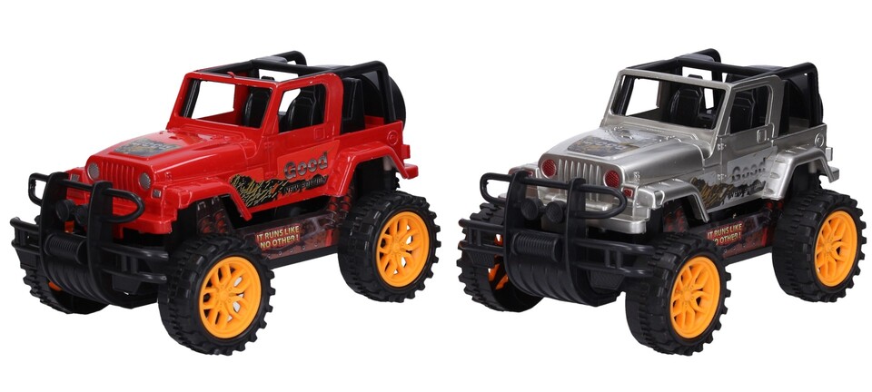 Terénne auto Jeep 20cm - strieborná