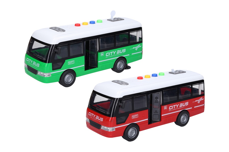 Autobus s efektmi 25cm - zelená