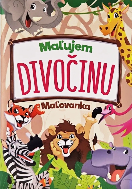 Maľujem divočinu Omaľovanka