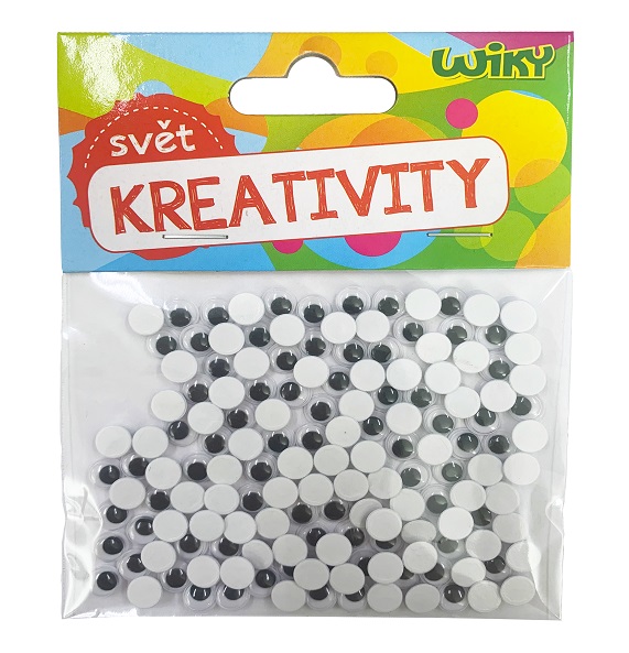 Kreativity Pohyblivé oči 7mm/150ks