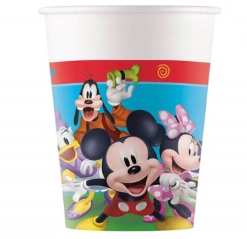 Poháre Mickey papierové 200ml 8ks