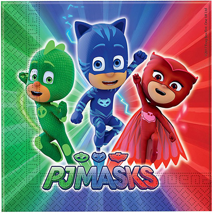 Servítky PJ Masks 33x33cm 20ks